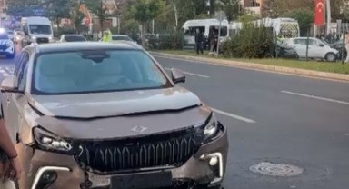 Başkentte 8 araçlı zincirleme kaza: 1 yaralı