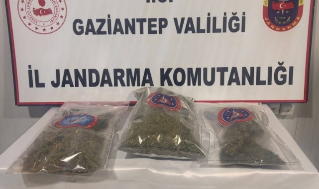 Gaziantep'te 1 kilo esrar ele geçirildi