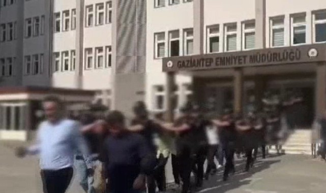 Gaziantep'te silahlı suç örgütü operasyonu: 18 tutuklama
