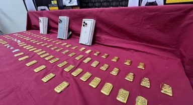 İzmir'de 18 kilo 500 gram külçe altın ele geçirildi
