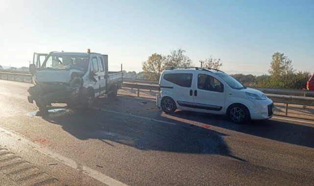 Karacabey'de zincirleme kaza: 9 yaralı