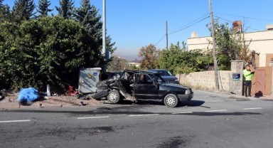 Kaza yapan otomobil perte çıktı: 1 ölü, 3 yaralı