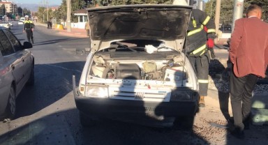 Kontrolden çıkan otomobil elektrik direğine çarptı: 1 yaralı