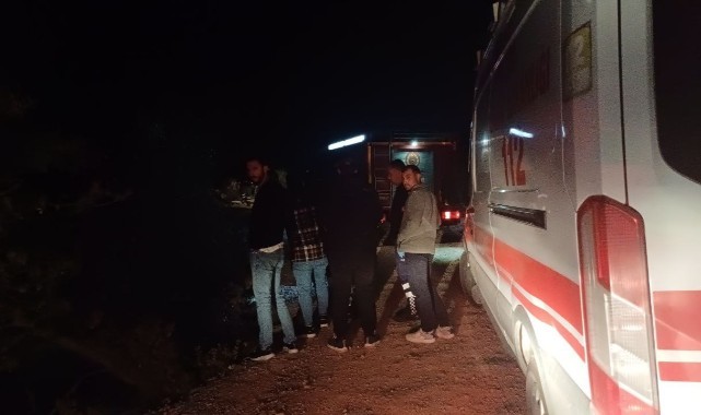 Kontrolden çıkan otomobil şarampole uçtu