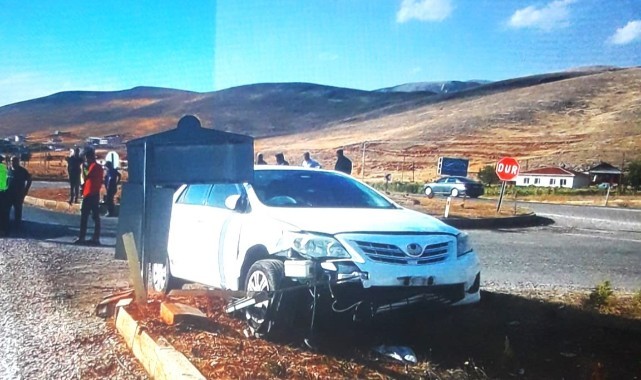 Malatya'da otomobiller çarpıştı: 1 yaralı