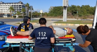 Manavgat'ta motosikletler çarpıştı: 1 yaralı