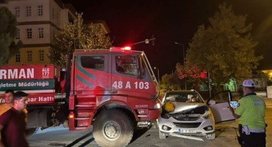 Menteşe’de trafik kazası: 1 yaralı
