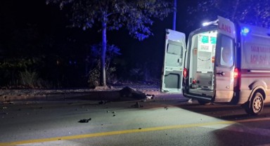 Otomobil ile motosiklet çarpıştı: 1 ölü