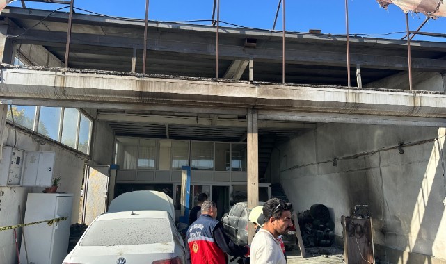 Otomobilin LPG tüpü patladı: 2 yaralı