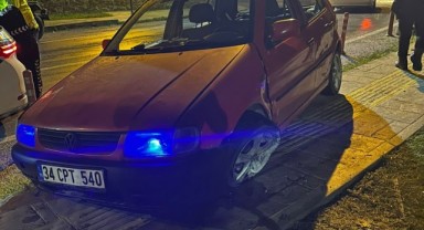 Polisin 'dur' ihtarına uymayan sürücü yakalandı