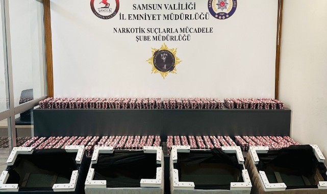 Samsun'da 49 bin adet sentetik hap ele geçirildi