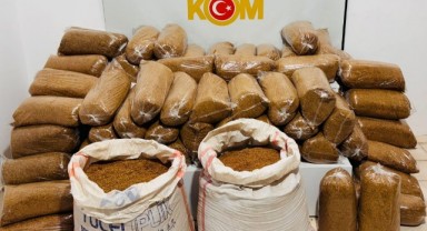 Samsun'da kilolarca kaçak tütün ele geçirildi