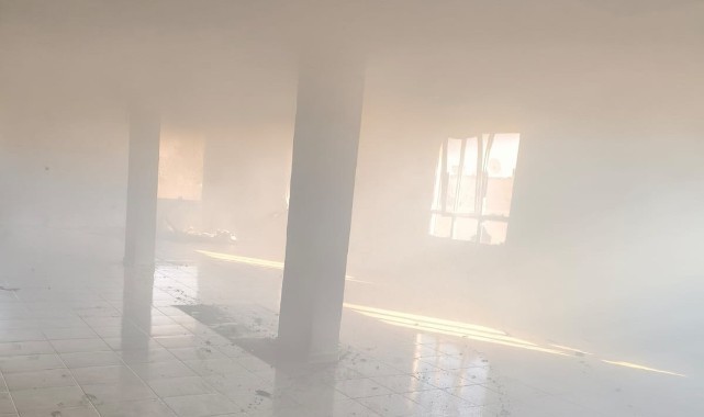 Şanlıurfa'da taziye evi yandı! Maddi hasar büyük