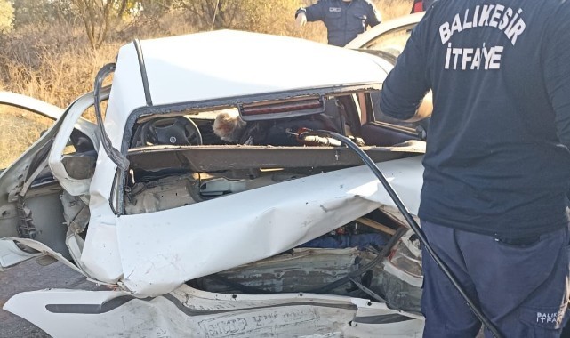 Savaştepe'de trafik kazası: 1 ölü 4 yaralı
