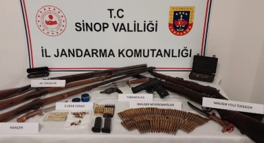 Sinop'ta silah kaçakçılığı operasyonu: 1 gözaltı