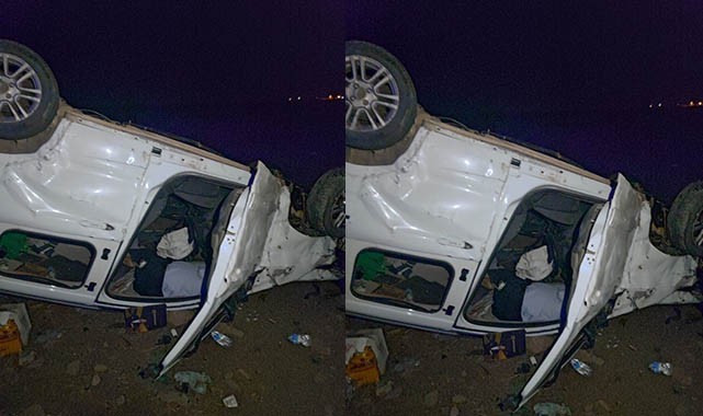Siverek’te otomobil takla attı: 1 ölü, 1 yaralı