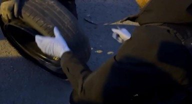 Stepne içerisine gizlenmiş 10 kilo uyuşturucu ele geçirildi