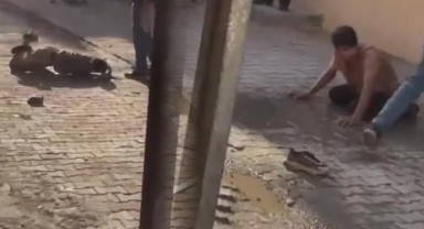 Urfa'da merkezde iki genç uyuşturucundan kendini kaybetti