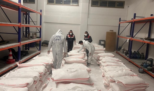 Bebek pudrasıyla karıştırılmış uyuşturucu madde ele geçirildi