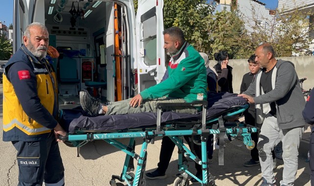Devrilen elektrikli bisiklet sürücü yaralandı