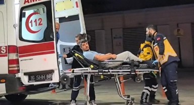 Direksiyon başında kriz geçiren sürücü kaza yaptı