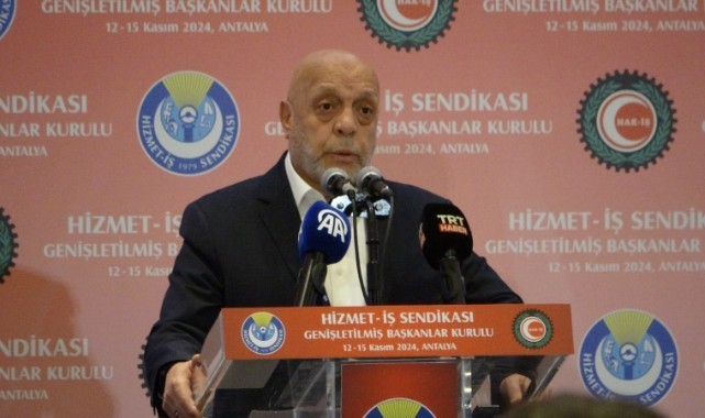 HAK-İŞ Başkanı Arslan'dan asgari ücret açıklaması