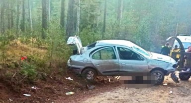 Hanönü'de otomobil takla attı: 1 ölü, 3 yaralı