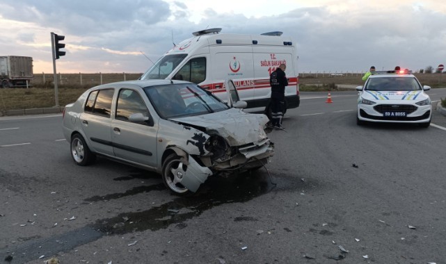 Işık ihlali kazaya neden oldu: 1 yaralı