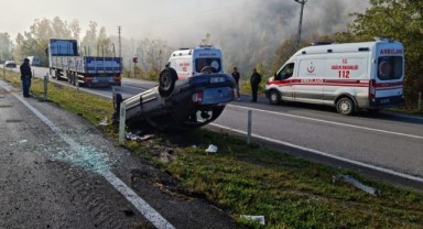 Karayolunda feci kaza: 2 yaralı