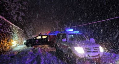 Karda kayan kamyonet dereye uçtu: 3 yaralı
