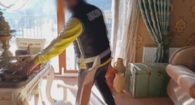 Kayseri'de tarihi eser kaçakçısı polisten kaçamadı