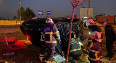 Kontrolden çıkan otomobil takla attı: 1 yaralı