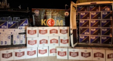 Malatya'da 2 milyon adet kaçak makaron ele geçirildi