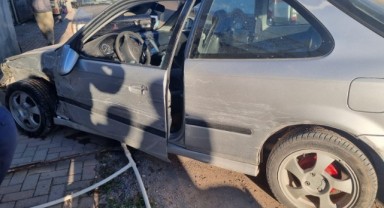 Otomobil ile minibüs çarpıştı: 1 yaralı
