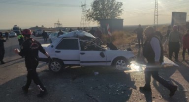 Otomobil ile traktör çarpıştı: 1 ölü, 3 yaralı