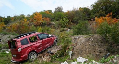 Polisten kaçan çocuk 5 metrelik şarampole yuvarlandı