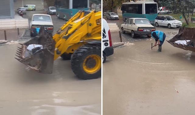 Şanlıurfa'da sağanak yağış etkisini gösterdi