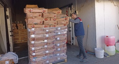 Şanlıurfa’da tarihi geçmiş 1 tondan fazla et ele geçirildi
