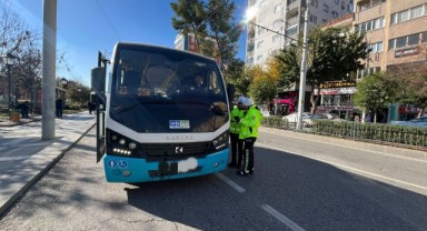 Şanlıurfa’da toplu ulaşım araçları denetlendi