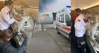 Şanlıurfa'da uçak bu sefer 2 aylık Elif bebek için havalandı!