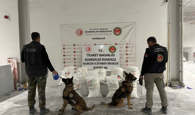 Sınır Kapısı’nda 4 buçuk tondan fazla uyuşturucu ele geçirildi