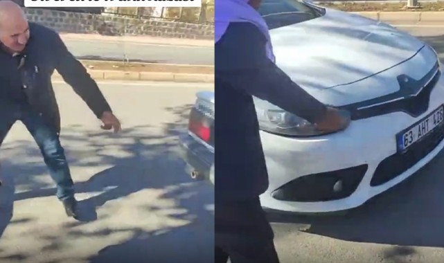 Siverek'te iki sürücü arasında kaza krizi