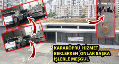 Skandal görüntülerin adresi Karaköprü! 3 esnafa 3 zabıta
