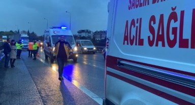 TEM’in Kocaeli geçişinde zincirleme kaza: 5 yaralı