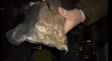 Yakıt deposundan uyuşturucu çıktı