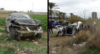 Adana'da 14 yaşındaki sürücü cipiyle otomobile çarptı!