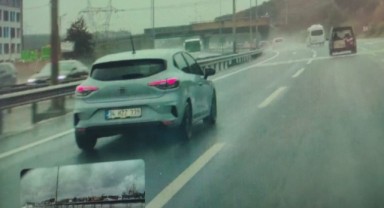 Kazaya sebep olan sürücü, yoluna devam etti