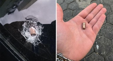 Suriye tarafından gelen yorgun mermiler 2 kişiyi yaraladı