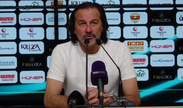 Adanaspor Teknik Direktörü Yusuf Şimşek'ten dikkat çeken Amedspor açıklaması