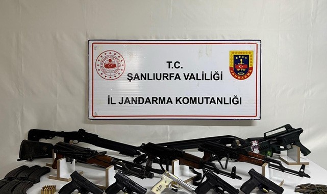 Şanlıurfa’nın iki ilçesinde silah kaçakçılarına operasyon! Ev değil cephane…